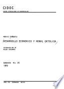 Desarrollo económico y moral católica