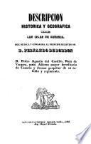 Descripcion historica y geografica de las islas de Canaria