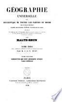 Description des deux Amériques, Océanie. Table générale