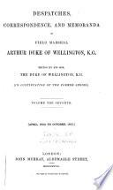 Despatches, Correspondence, and Memoranda of Field Marshal Arthur, Duke of Wellington, K. G.: 1830-1831
