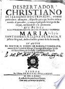 Despertador christiano de sermones doctrinales ...