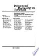 Developmental Pharmacology and Therapeutics
