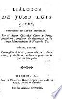 Diálogos de Juan Luis Vives