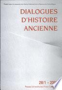 Dialogues d'histoire ancienne 28 1