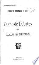 Diario de debates de la Cámara de Diputados