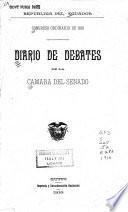 Diario de debates de la Cámara del Senado