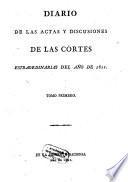 Diario de las actas y discusiones de las Cortes