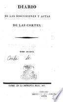Diario de las discusiones y actas de la Cortes
