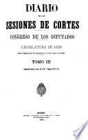 Diario de las Sesiones de Cortes, Congreso de los Diputados