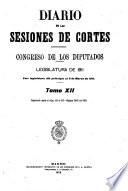 Diario de las Sesiones de Cortes, Congreso de los Diputados