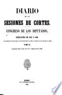 Diario de las Sesiones de Cortes, Congreso de los Diputados
