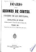 Diario de las Sesiones de Cortes, Congreso de los Diputados