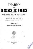 Diario de las Sesiones de Cortes, Congreso de los Diputados