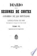 Diario de las Sesiones de Cortes, Congreso de los Diputados