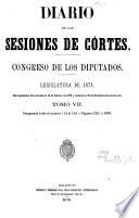 Diario de las sesiones de Cortes