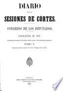 Diario de las sesiones de Cortes