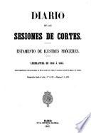 Diario de las sesiones de Cortes