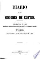 Diario de las sesiones de Cortes