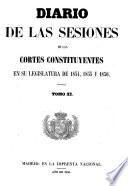 Diario de las sesiones de Cortes