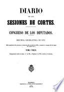 Diario de las sesiones de Cortes