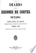 Diario de las sesiones de Cortes