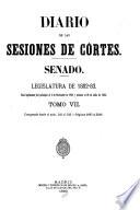 Diario de las sesiones de Cortes