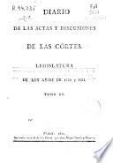 Diario de las Sesiones de Cortes