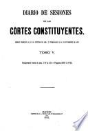 Diario de las sesiones de Cortes