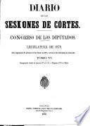 Diario de las sesiones de Cortes