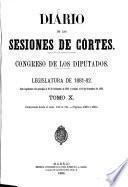 Diario de las sesiones de Cortes