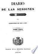Diario de las sesiones de Cortes