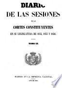 Diario de las sesiones de Cortes