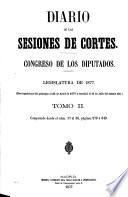 Diario de las sesiones de Cortes
