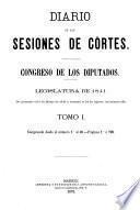 Diario de las sesiones de Cortes