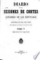 Diario de las sesiones de Cortes