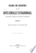 Diario de las sesiones de Cortes, Legislatura de ...