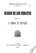 Diario de los debates de la Cámara de Diputados