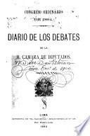 Diario de los debates de la Cámara de Diputados