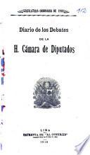 Diario de los debates de la Cámara de Diputados