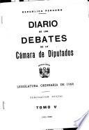 Diario de los debates de la Cámara de Diputados