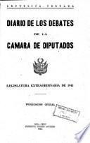 Diario de los debates de la Cámara de Diputados