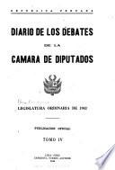 Diario de los debates de la Cámara de Diputados