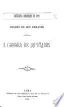 Diario de los debates de la Cámara de Diputados
