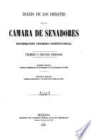 Diario de los debates de la Cámara de Senadores