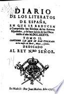 Diario de los literatos de España