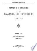 Diario de sesiones de la Cámara de Diputados