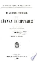 Diario de sesiones de la Cámara de Diputados