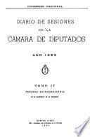 Diario de sesiones de la Cámara de Diputados