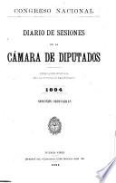 Diario de sesiones de la Cámara de Diputados