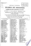 Diario de sesiones de la Cámara de Diputados